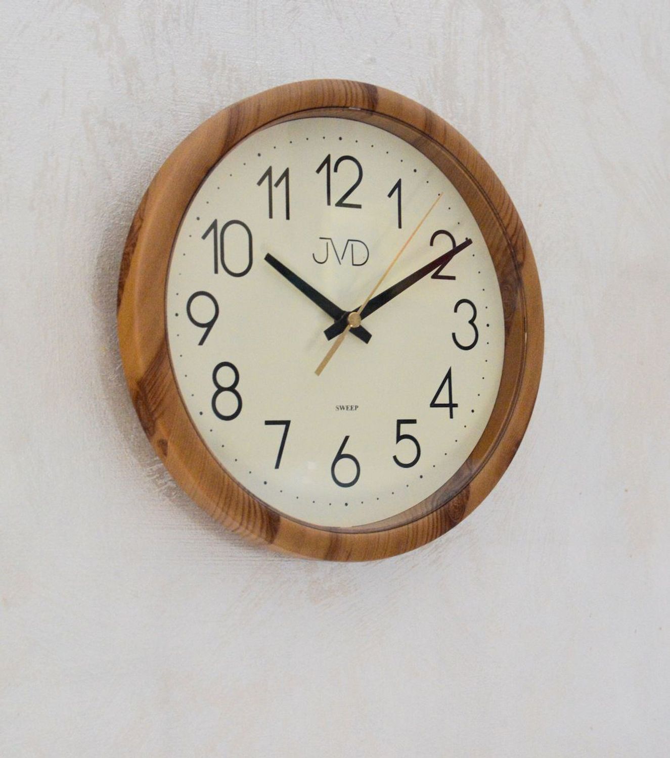 Zegar ścienny H608.2 JVD z cichym mechanizmem - imitacja drewna JVD.jpg
