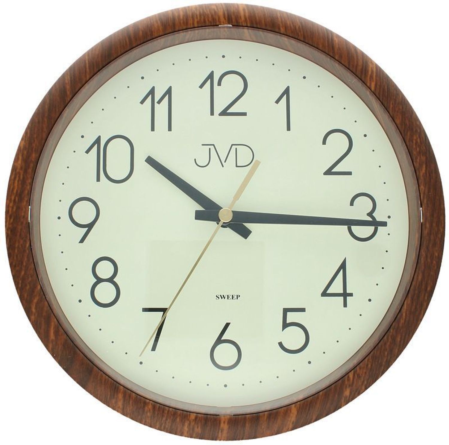 Zegar ścienny JVD H608.3 z cichym mechanizmem - imitacja drewna JVD.jpg