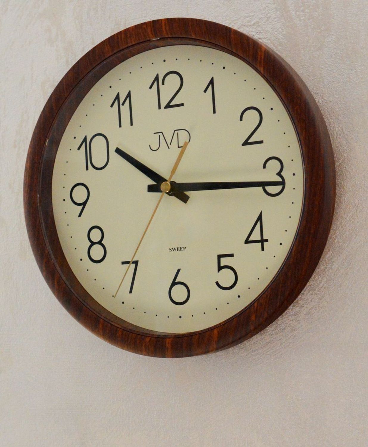 Zegar ścienny JVD H608.3 z cichym mechanizmem - imitacja drewna JVD.jpg