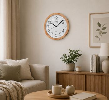 Zegar ścienny JVD H612.18 – imitacja jasnego drewna, 25 cm.jpg