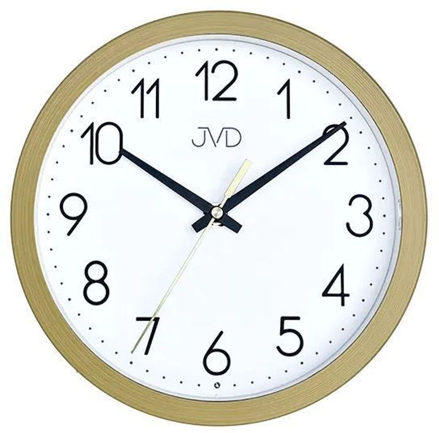 Zegar ścienny JVD HA229.1 – imitacja jasnego drewna, 20 cm, cichy mechanizm, podświetlenie, czujnik światła (2).jpg