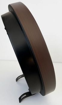 Zegar ścienny JVD HA229.2 – imitacja ciemnego drewna, 20 cm, cichy mechanizm, podświetlenie, czujnik światła (3).jpg