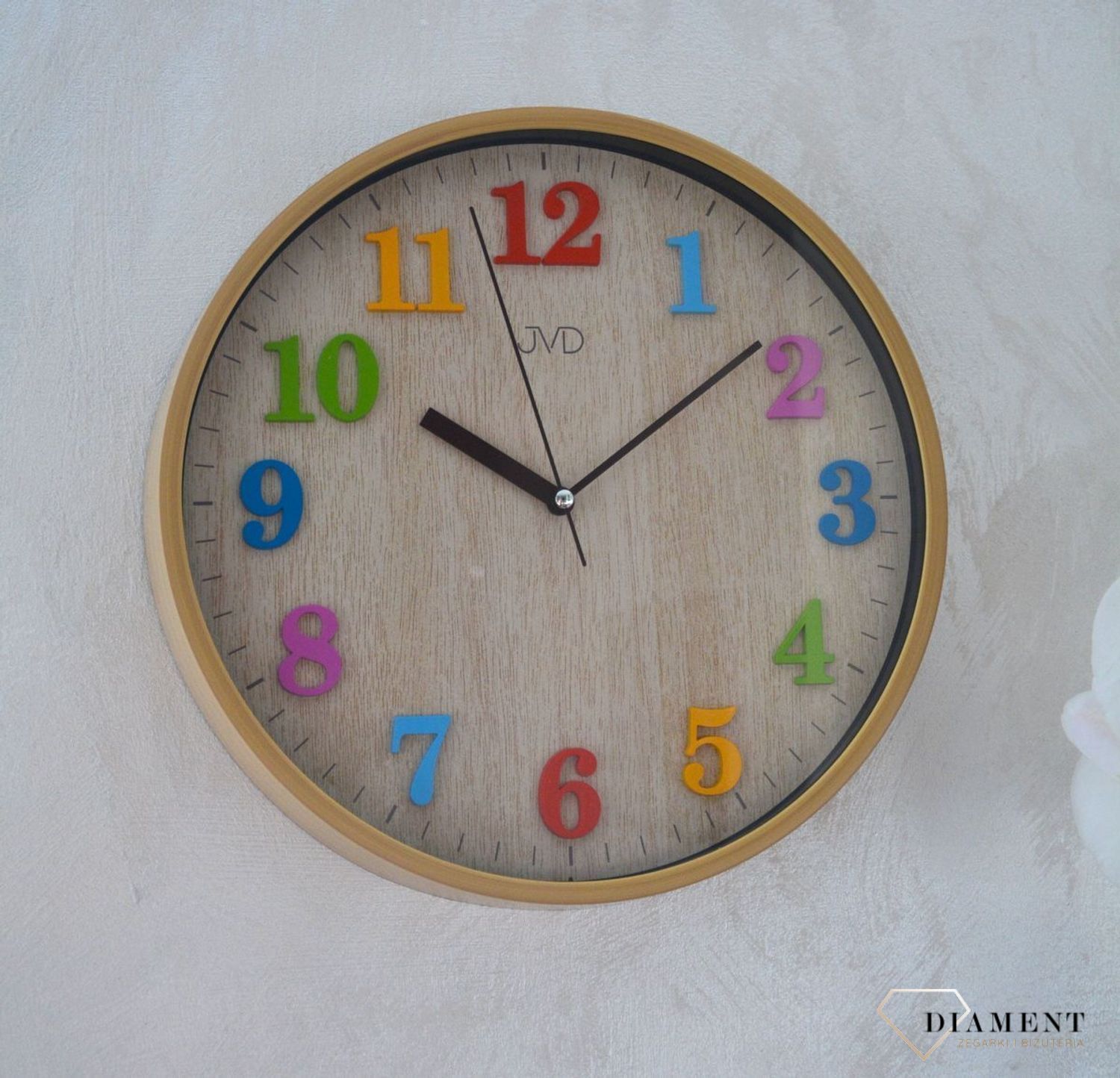 Zegar ścienny dla dziecka kolorowy JVD HA49.1.jpg