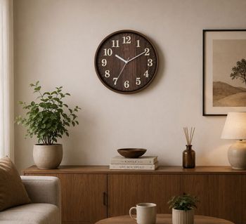Zegar ścienny JVD HA50.2 – ciemny dąb, 29,5 cm.jpg