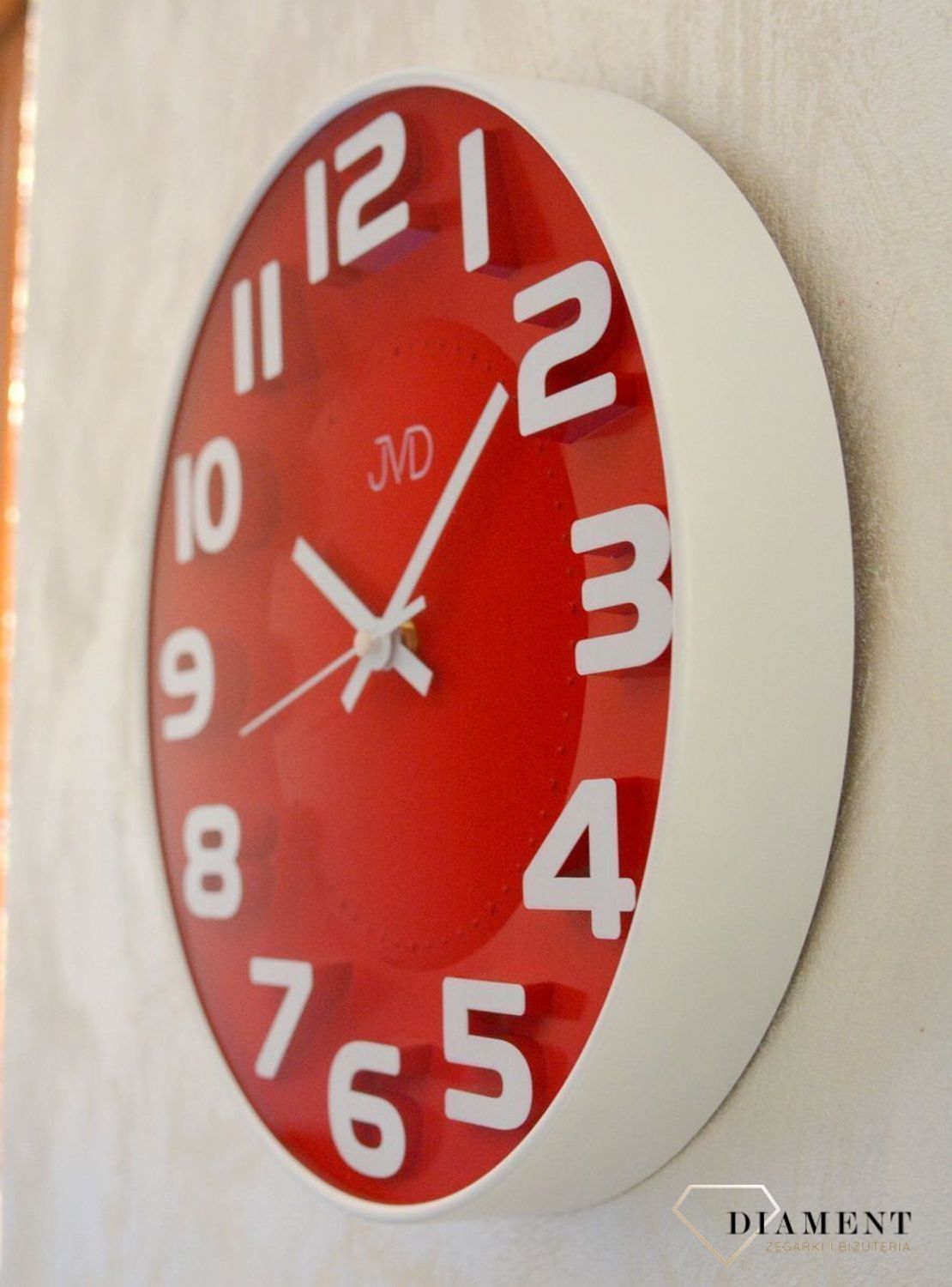 Zegar ścienny JVD intensywna czerwień HA5848.4 Zegar na ścianę do pokoju czerwony ✓Zegary ścienne ✓Zegar ścienny do salonu do zegary do kuchni zegar dla dziecka✓ klasyczne zegary ✓ Autoryzowany sklep ✓ Kurier Gratis 24h.png