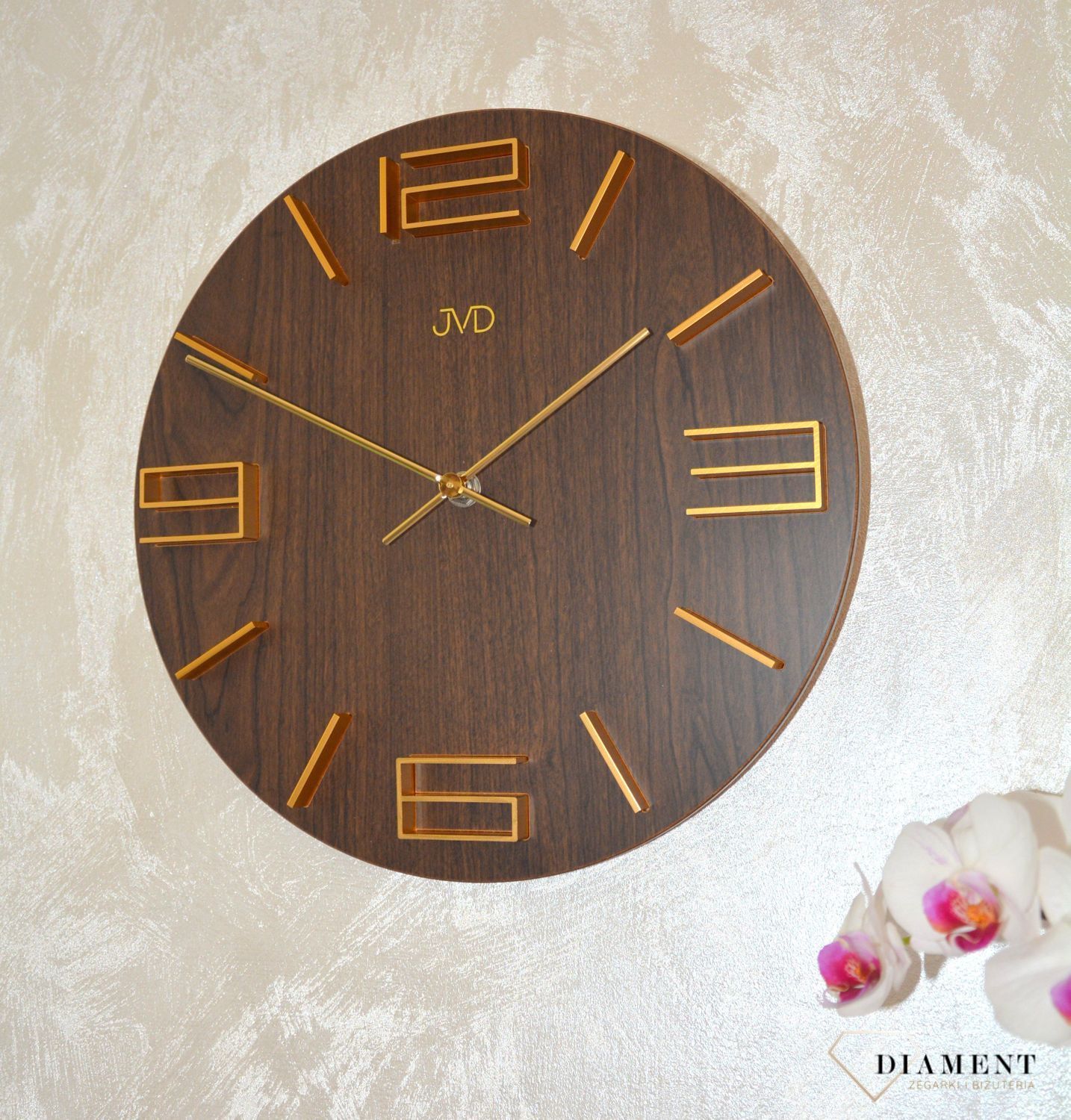 Zegar ścienny nowoczesny JVD HC32.4 brązowy ✓ZEGAR ŚCIENNY ✓ Nowoczesny zegar ✓Zegar na ścianę ✓ Zegary i budziki w sklepie✓ Autoryzowany sklep✓ Kurier Gratis 24h✓ Gwarancja najniższej ceny✓ Grawer 0zł✓Zwrot 30 dni✓Negocjacj.jpg