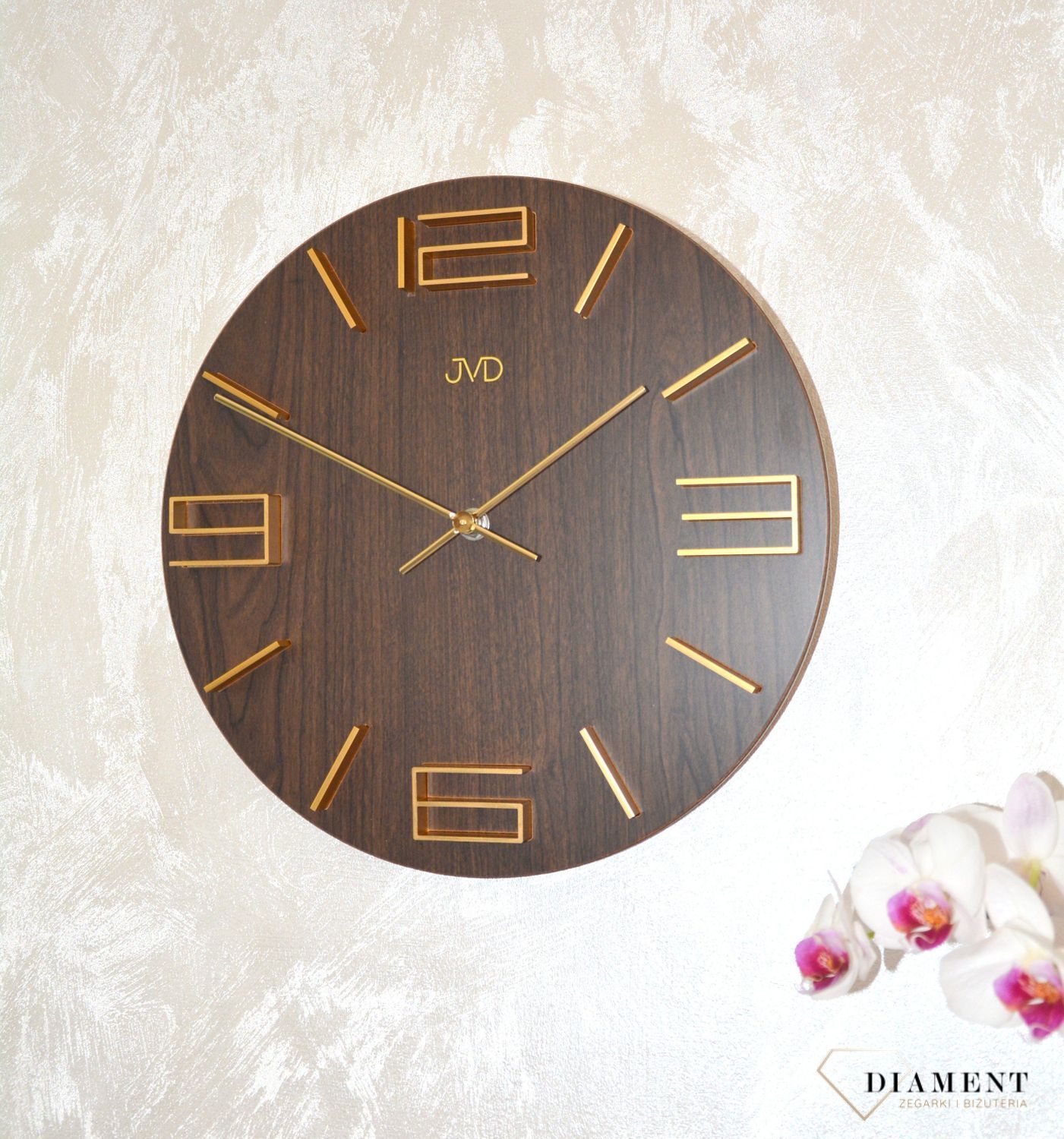 Zegar ścienny nowoczesny JVD HC32.4 brązowy ✓ZEGAR ŚCIENNY ✓ Nowoczesny zegar ✓Zegar na ścianę ✓ Zegary i budziki w sklepie✓ Autoryzowany sklep✓ Kurier Gratis 24h✓ Gwarancja najniższej ceny✓ Grawer 0zł✓Zwrot 30 dni✓Negocjacj.jpg