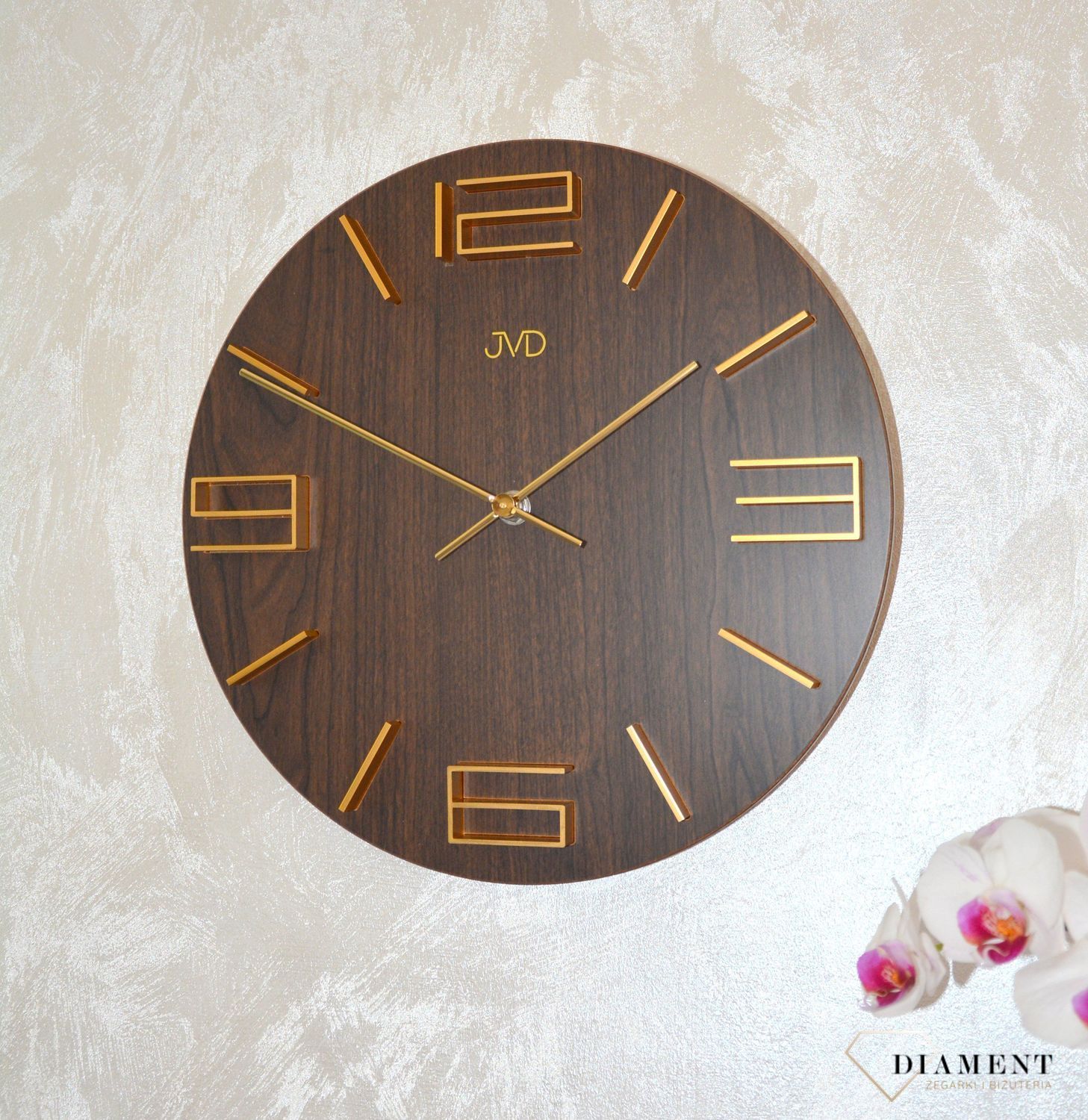 Zegar ścienny nowoczesny JVD HC32.4 brązowy ✓ZEGAR ŚCIENNY ✓ Nowoczesny zegar ✓Zegar na ścianę ✓ Zegary i budziki w sklepie✓ Autoryzowany sklep✓ Kurier Gratis 24h✓ Gwarancja najniższej ceny✓ Grawer 0zł✓Zwrot 30 dni✓Negocjacj.jpg