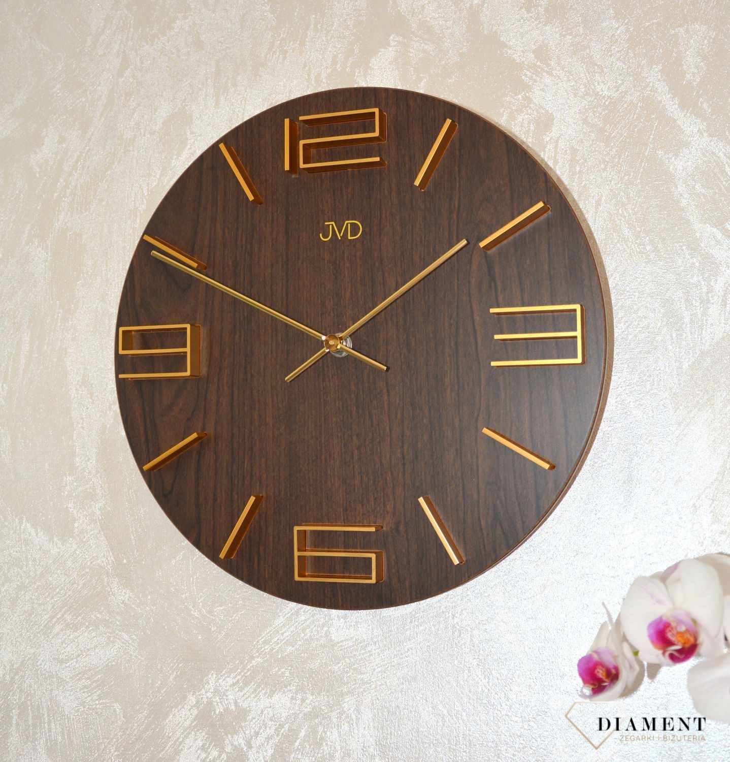 Zegar ścienny nowoczesny JVD HC32.4 brązowy ✓ZEGAR ŚCIENNY ✓ Nowoczesny zegar ✓Zegar na ścianę ✓ Zegary i budziki w sklepie✓ Autoryzowany sklep✓ Kurier Gratis 24h✓ Gwarancja najniższej ceny✓ Grawer 0zł✓Zwrot 30 dni✓Negocjacj.jpg