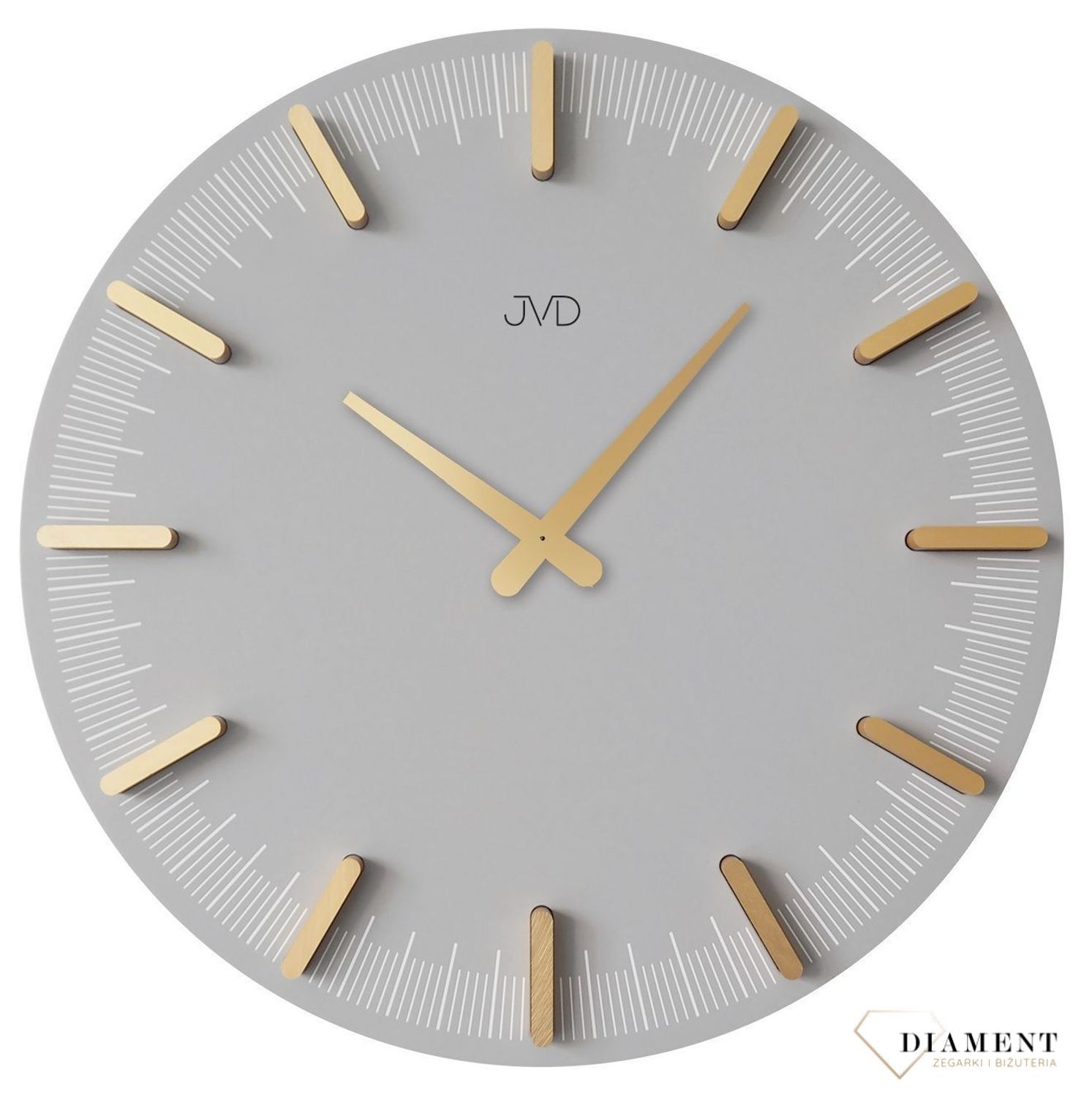 Zegar ścienny JVD szary nowoczesny design HC401.2. Zegar ścienny nowoczesny. Zegar do nowoczesnych wnętrz. Zegar ścienny JVD do biura, salonu. Zegar ścienny idealny na prezent. Prezent ślubny.Zegar ścienny JVD szary nowoczesny design HC401.2. Z.jpg