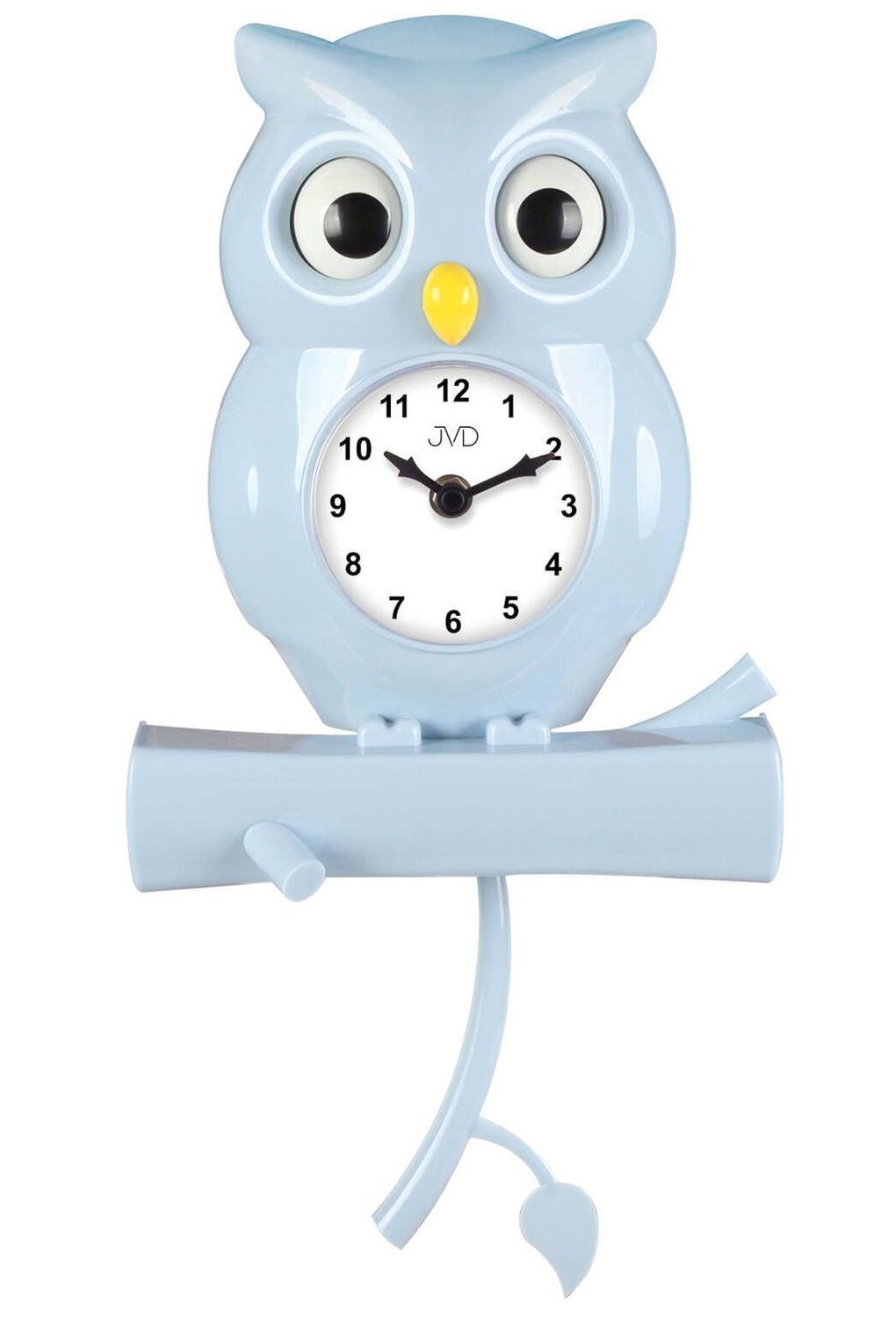 Zegar ścienny dziecięcy JVD sowa z wahadłem HE21.2. Zegar ścienny dziecięcy. Zegar ścienny do przedszkola. Zegar do pokoju dziecięcego. Zegarek w kształcie sowy z wahadłem. Zegar na ścianę na prezent dla dziecka..jpg