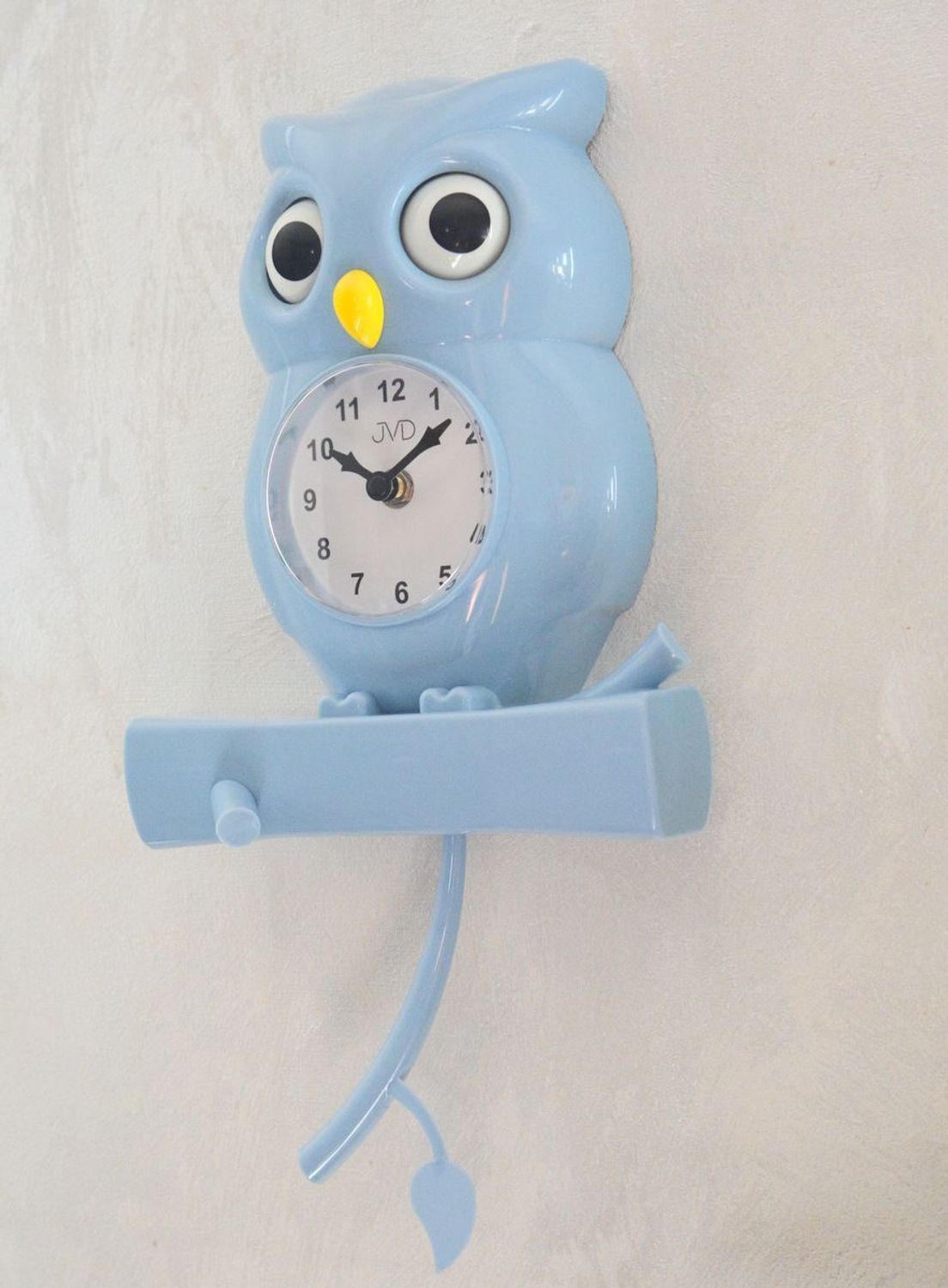 Zegar ścienny dziecięcy JVD sowa z wahadłem HE21.2. Zegar ścienny dziecięcy. Zegar ścienny do przedszkola. Zegar do pokoju dziecięcego. Zegarek w kształcie sowy z wahadłem. Zegar na ścianę na prezent dla dziecka..jpg