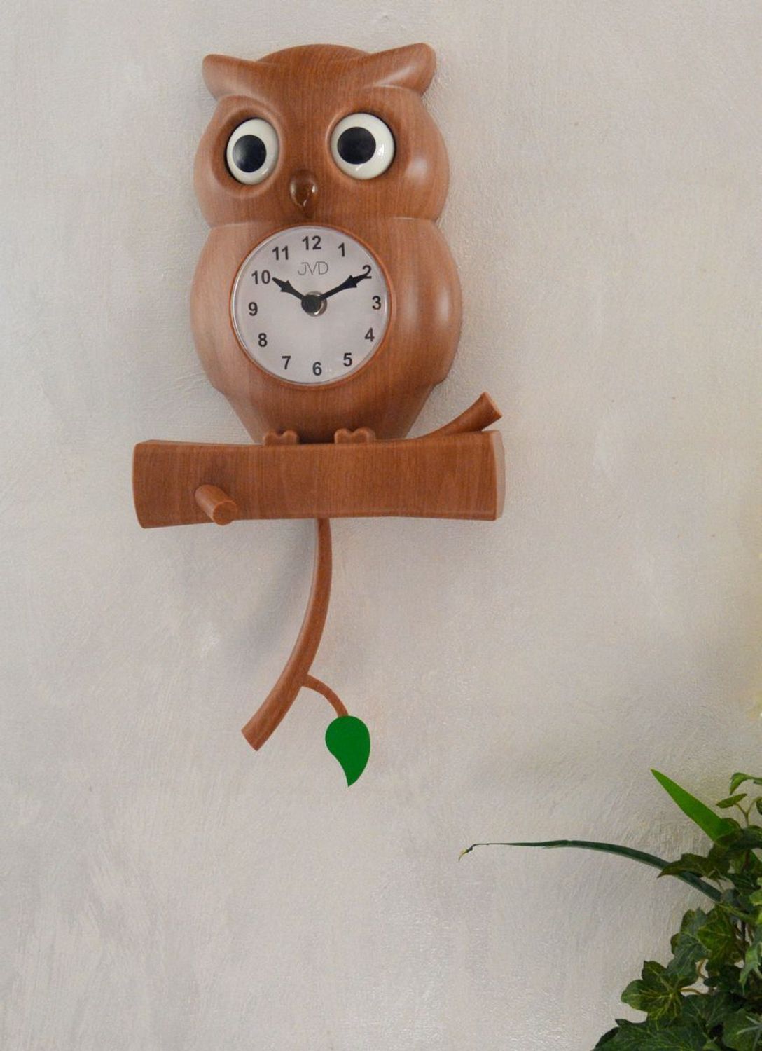 Zegar ścienny dziecięcy JVD sowa z wahadłem HE21.5.jpg