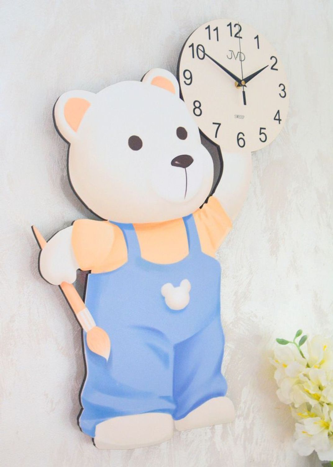 Zegar dziecięcy JVD z misiem HJ106.jpg