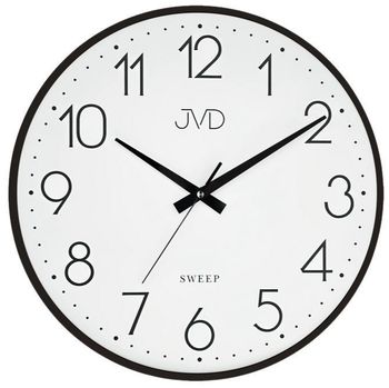 Zegar ścienny JVD HK4169.1 – metalowy, czarny z białą tarczą.jpg