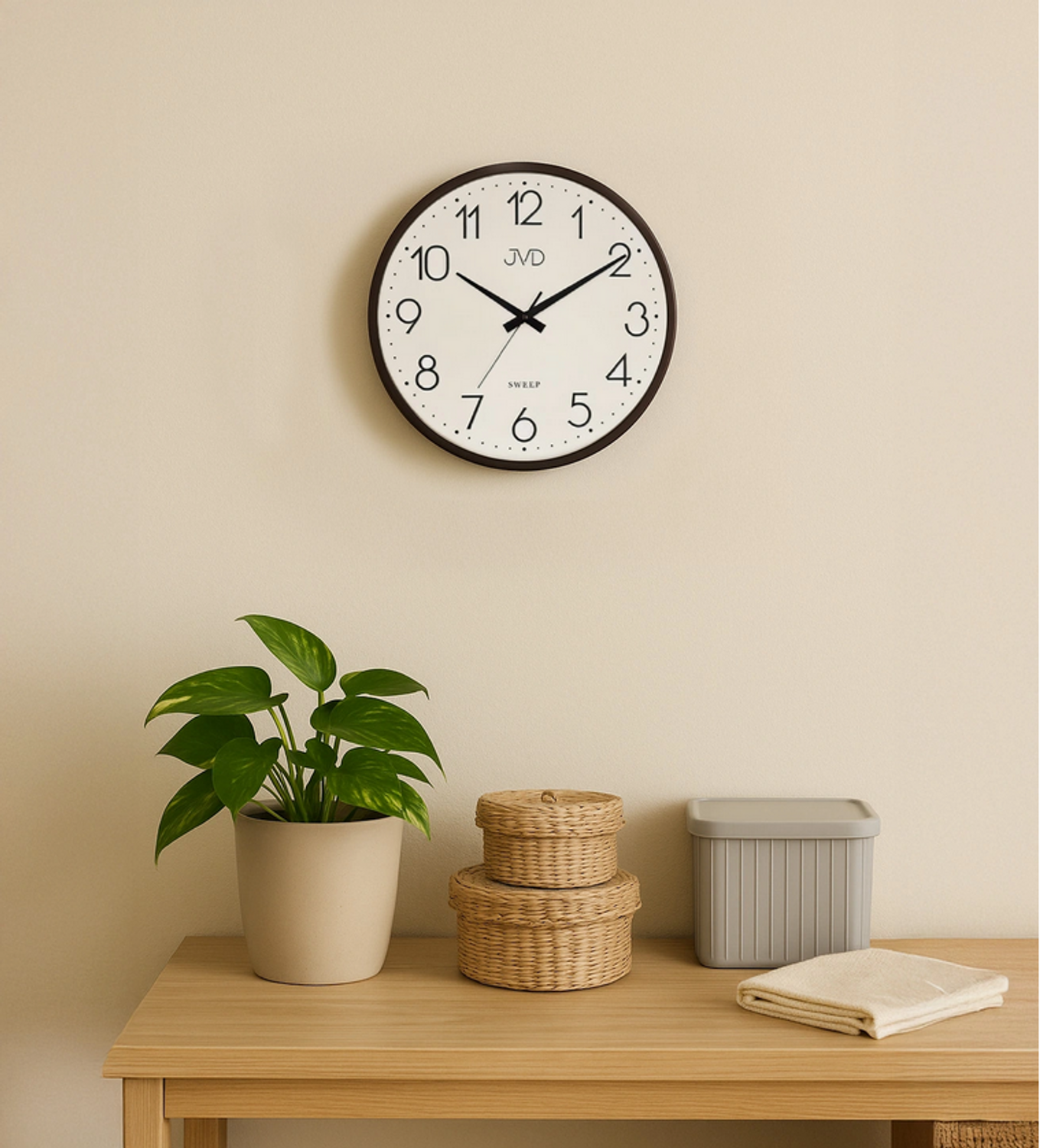 Zegar ścienny JVD HK4169.1 – metalowy, czarny z białą tarczą.jpg