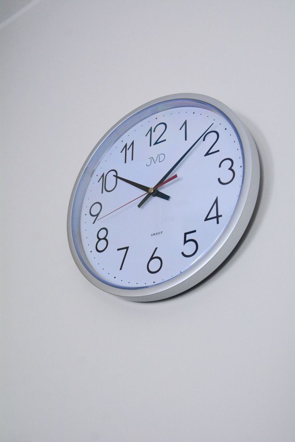 Zegar ścienny JVD HP614.2 – szary, 27 cm, cichy mechanizm, płynący sekundnik.jpg