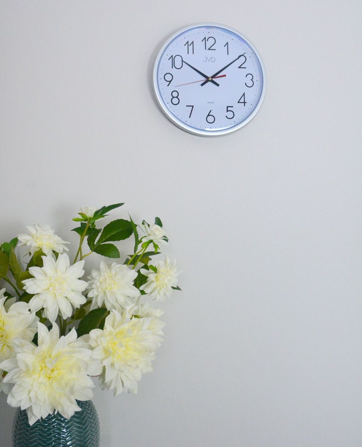 Zegar ścienny JVD HP614.2 – szary, 27 cm, cichy mechanizm, płynący sekundnik.jpg