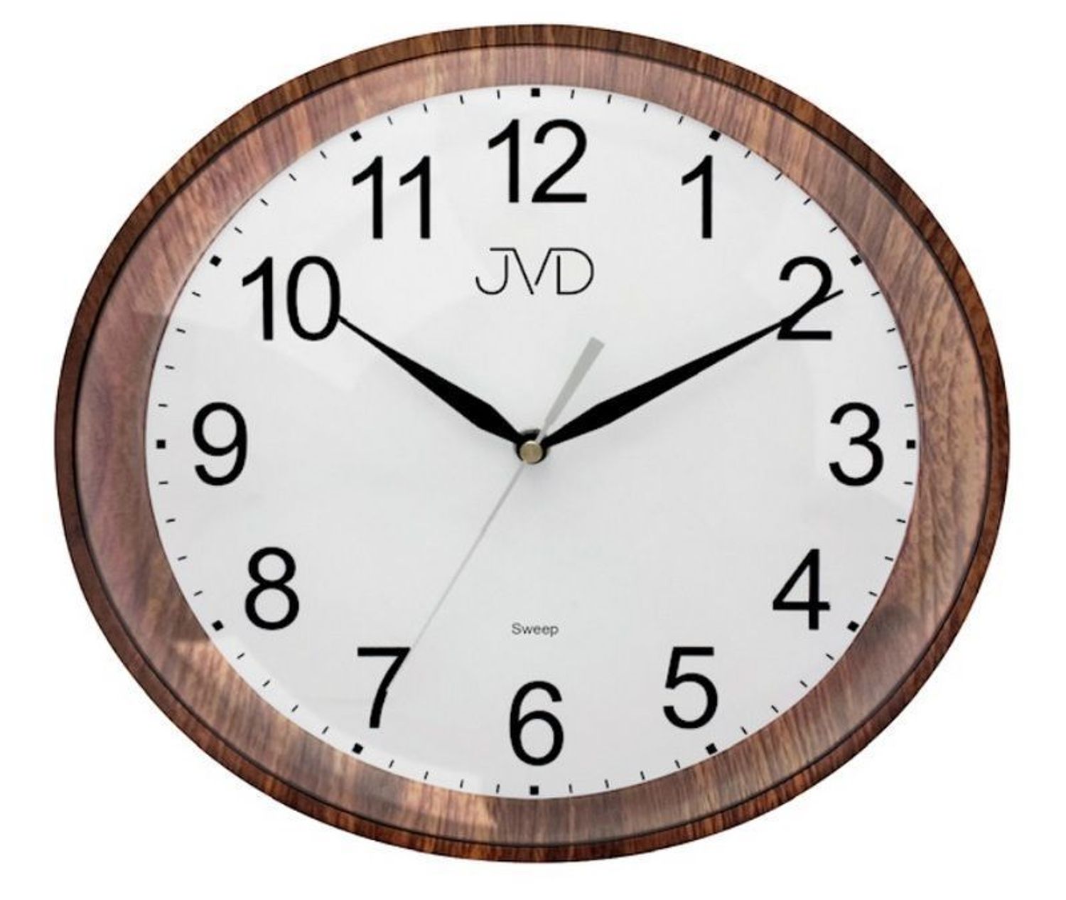 Zegar ścienny owalny ciemny brąz JVD HP664.10.jpg