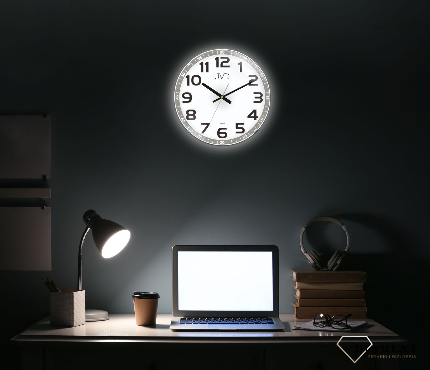 Zegar ścienny JVD z podświetleniem tarczy na pilot HPC11A (2).jpg
