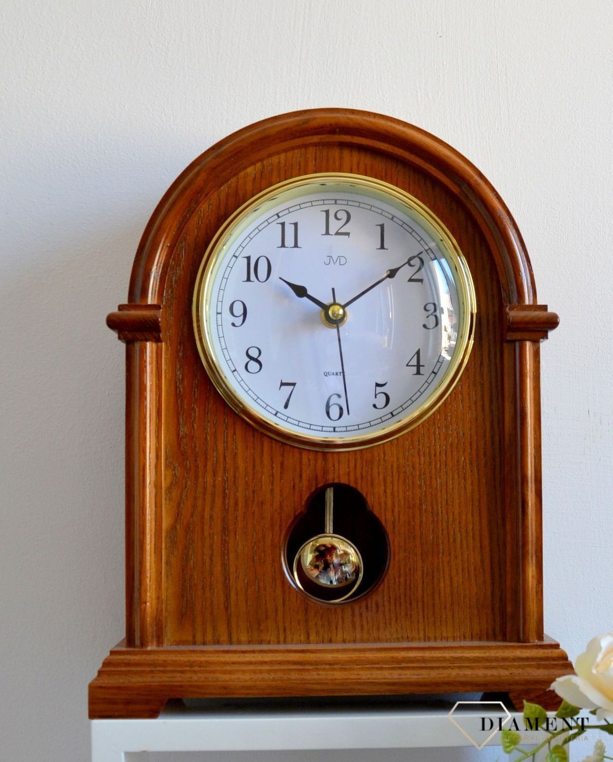 Zegar kominkowy drewniany JVD HS13 (2).JPG