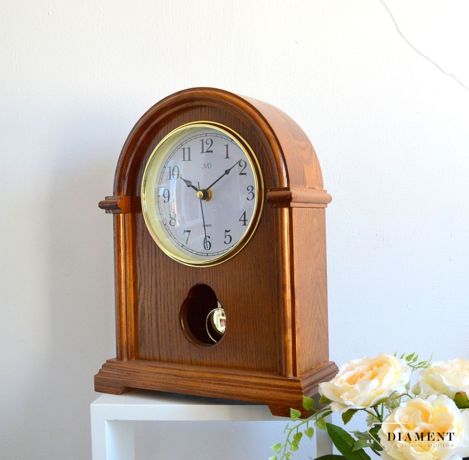 Zegar kominkowy drewniany JVD HS13 (2).JPG