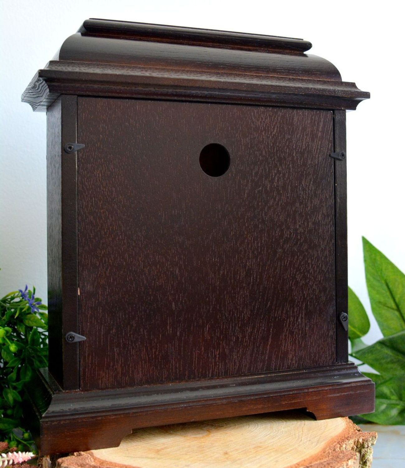 Zegar kominkowy drewniany JVD orzech Wenge HS16.2.jpg