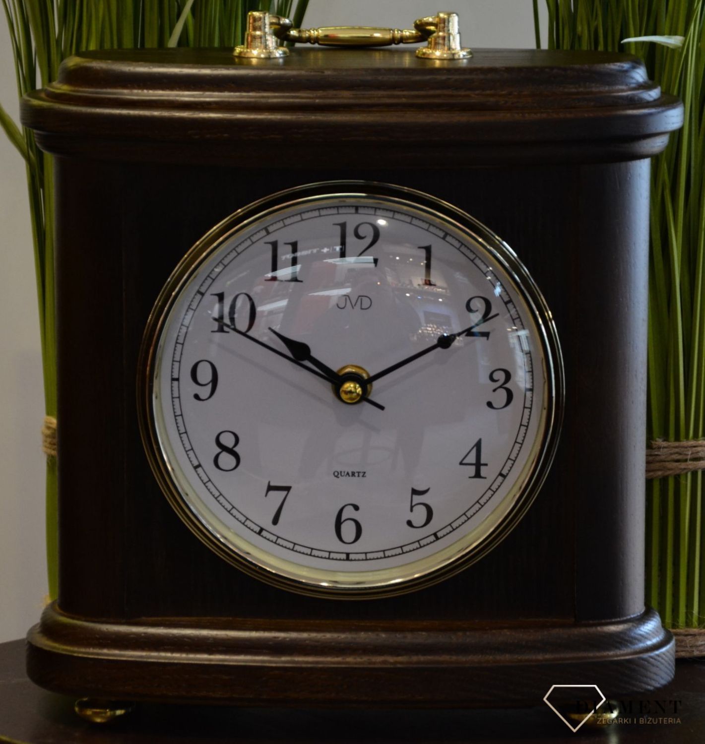 Zegar kominkowy drewniany JVD ✓ Zegary kominkowe ✓ zegary drewniane✓ wymarzony prezent ✓ (4).JPG