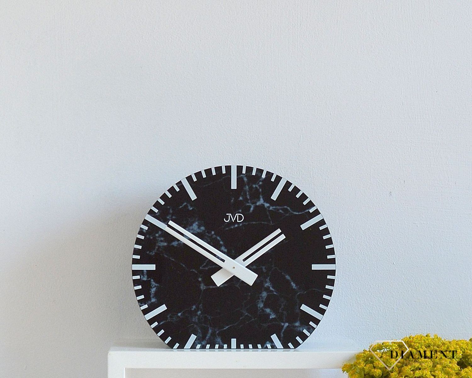 Zegar na baterię JVD czarny marmur HS20.1v.jpg