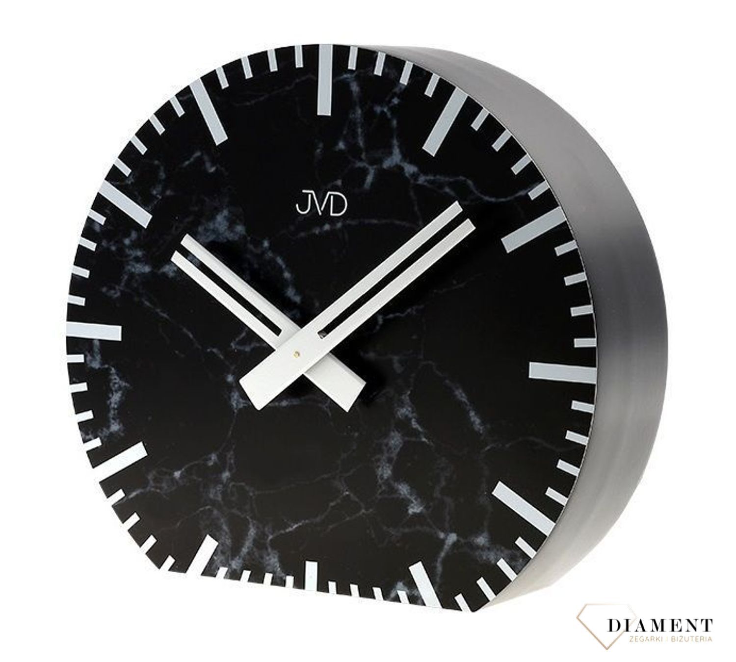 Zegar na baterię JVD czarny marmur HS20.1v.jpg