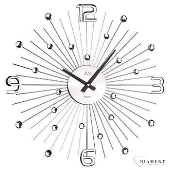 Zegar ścienny 51cm z kryształkami Cristal JVD HT074.jpg