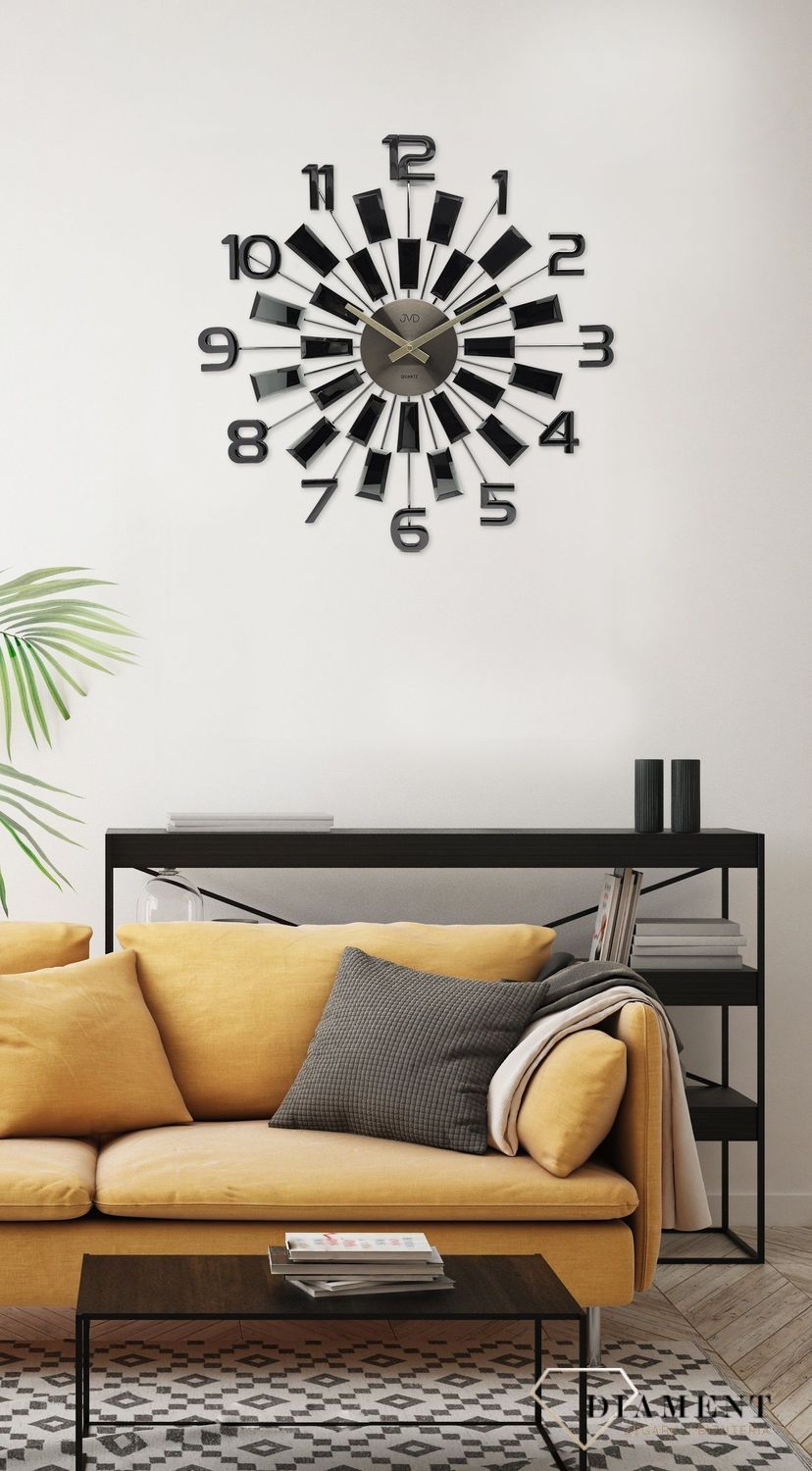 Zegar ścienny duży nowoczesny z kryształkami 49 cm JVD HT100 (1).jpg