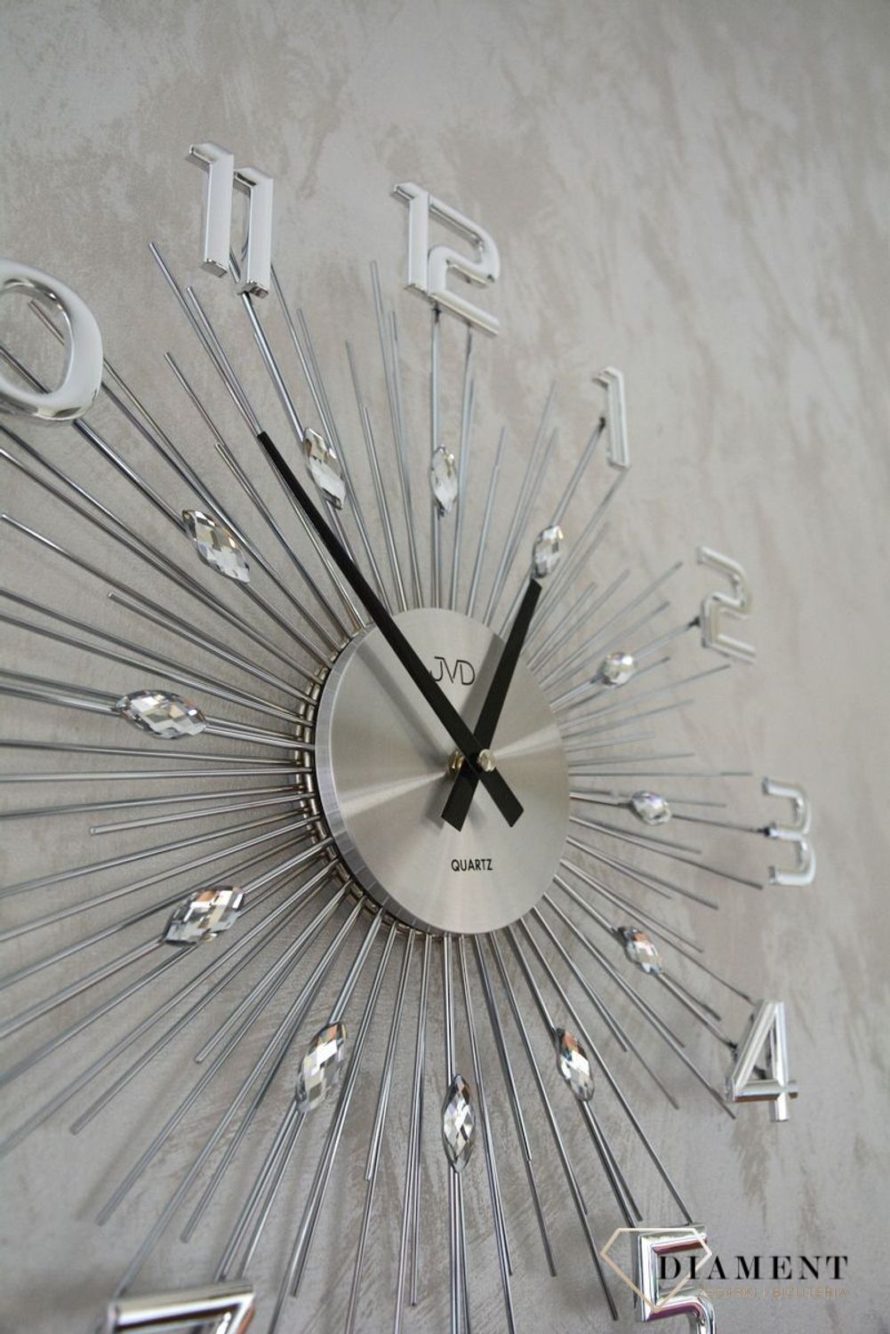 Zegar ścienny nowoczesny srebrny 49 cm JVD HT108 (1).jpg