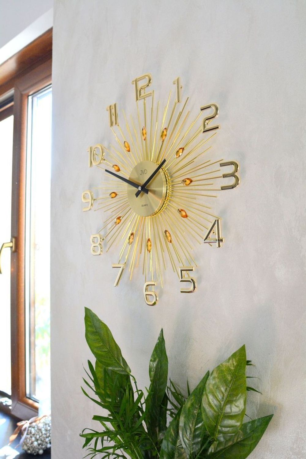 Zegar ścienny nowoczesny srebrny 49 cm JVD HT108.2 ✓Zegary ścienne DUŻY ✓ZEGAR ŚCIENNY 3D✓ Nowoczesny zegar ✓Zegar na ścianę ✓ Zegary i budziki w sklepie (2).JPG