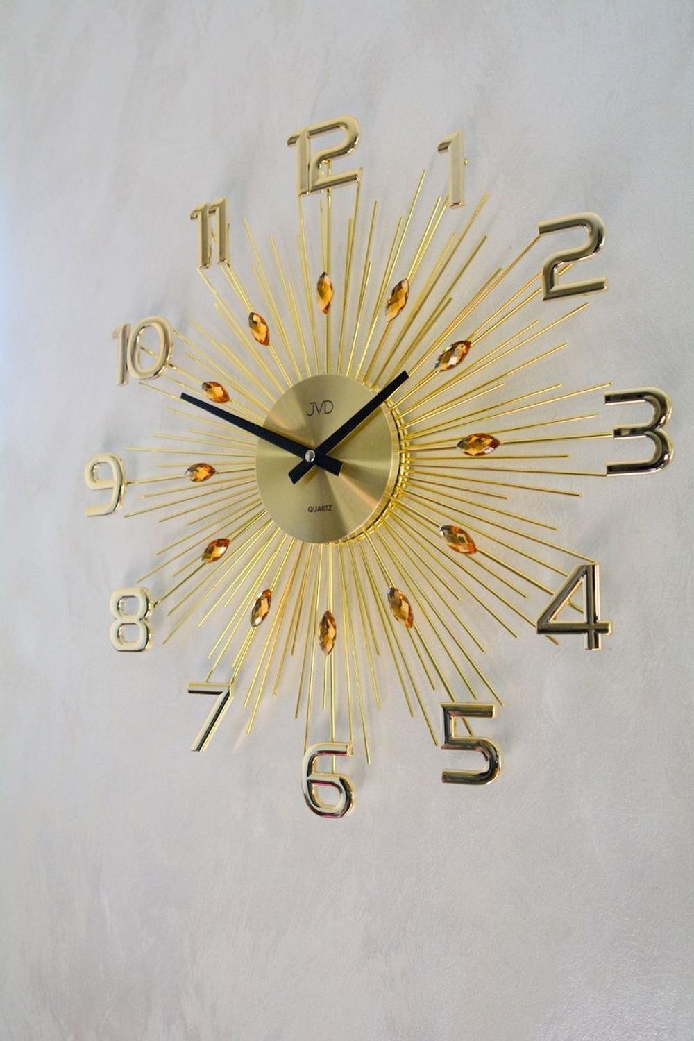 Zegar ścienny nowoczesny srebrny 49 cm JVD HT108.2 ✓Zegary ścienne DUŻY ✓ZEGAR ŚCIENNY 3D✓ Nowoczesny zegar ✓Zegar na ścianę ✓ Zegary i budziki w sklepie (2).JPG