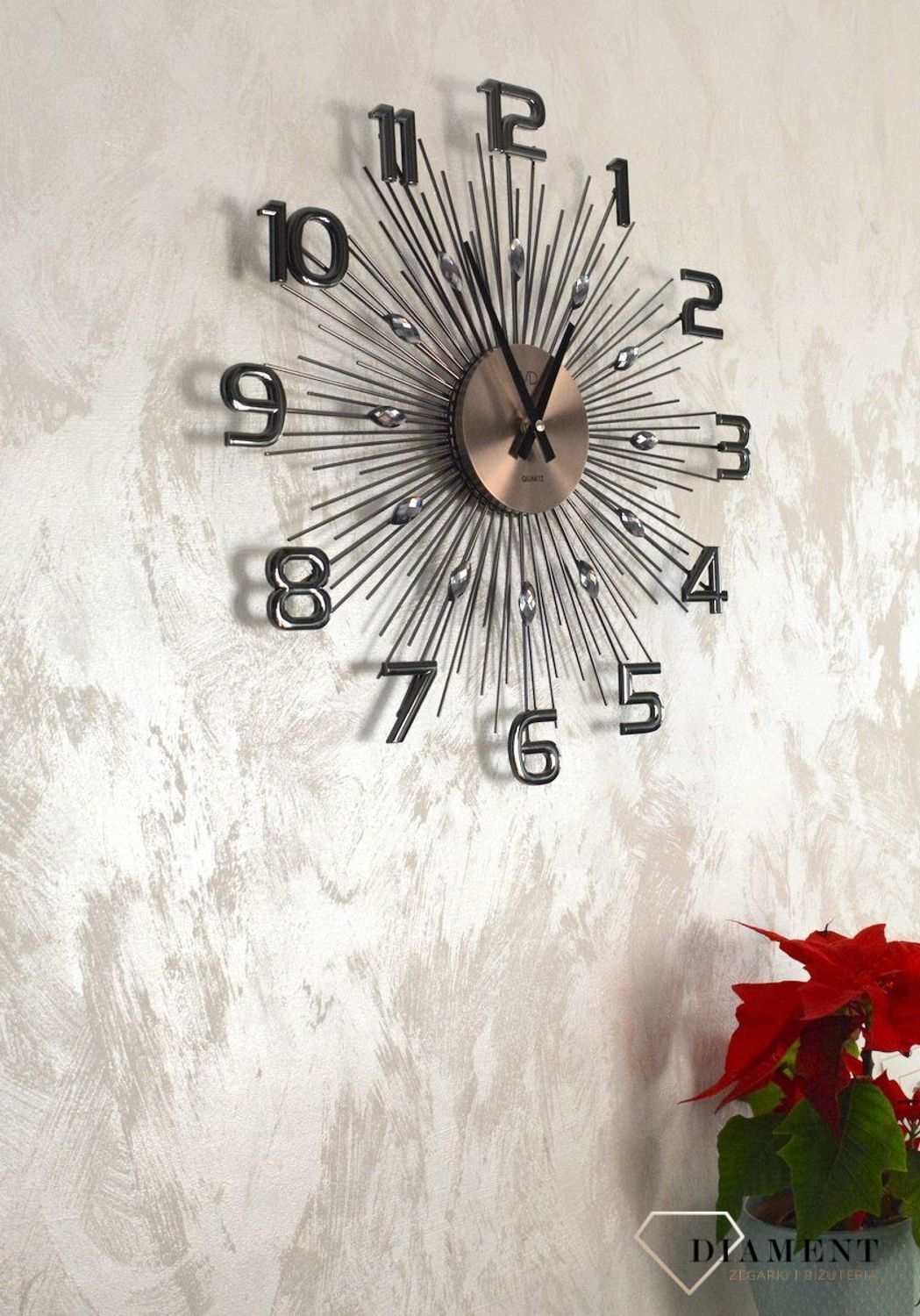 Zegar ścienny nowoczesny srebrny 49 cm JVD HT108 (2).jpg