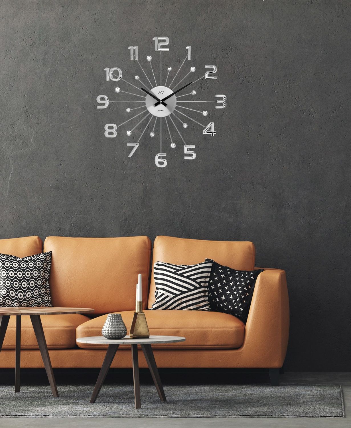 Zegar ścienny nowoczesny srebrny 49 cm JVD HT109 (1).jpg