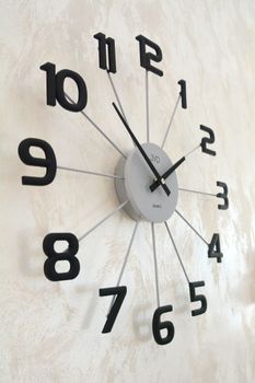 Zegar ścienny JVD HT119.3 – nowoczesny zegar analogowy, szary, metalowy (7).JPG
