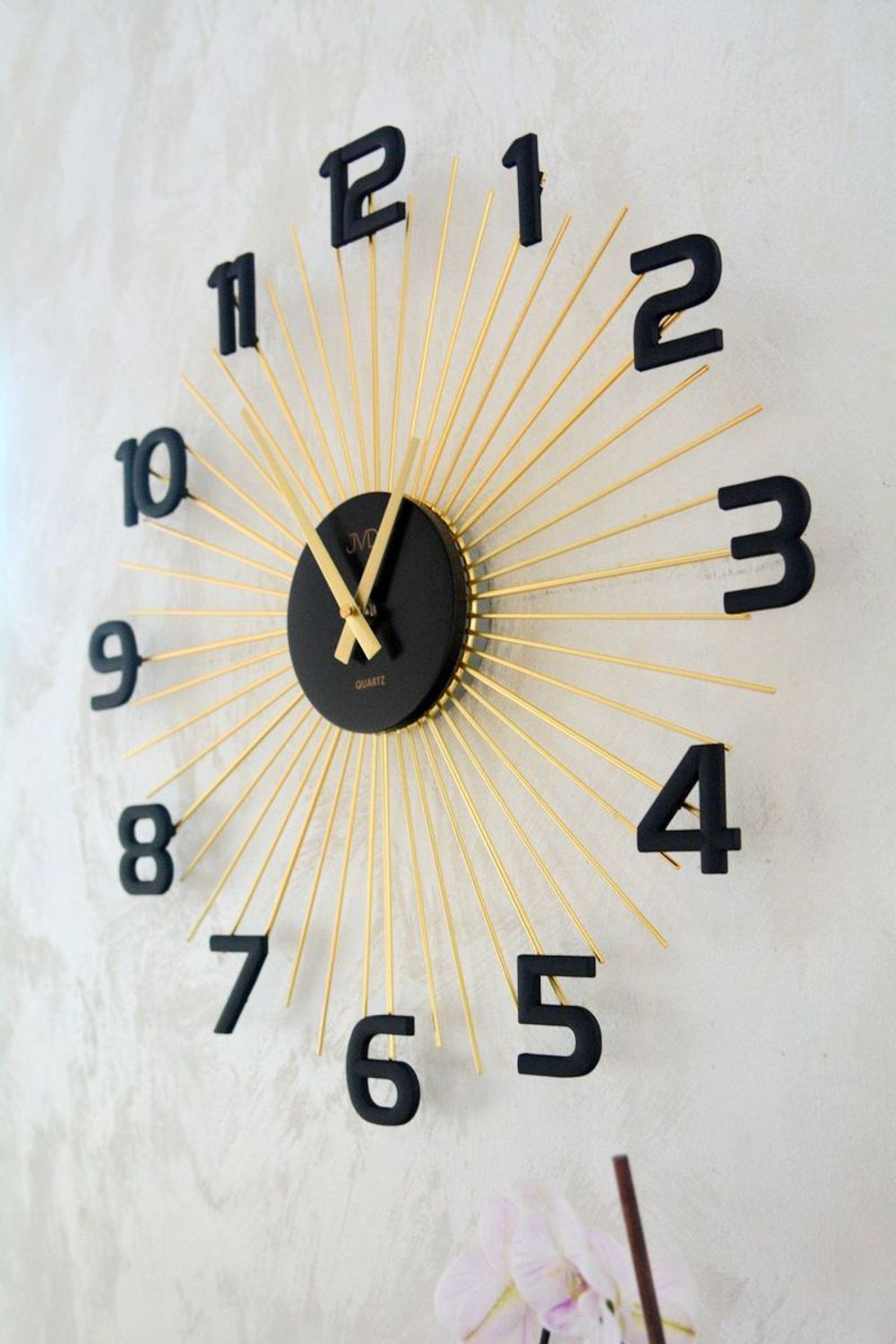 Zegar ścienny JVD HT121.1 – designerski, czarny ze złotym (2).png