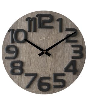 Zegar ścienny JVD HT134.1 drewniany brązowo-czarny 32 cm.jpg