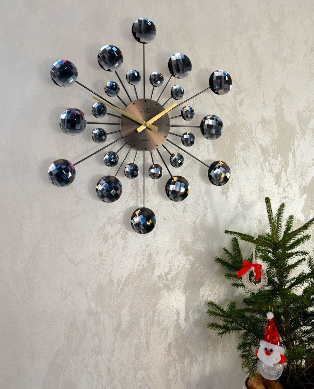 Zegar ścienny nowoczesny 49 cm JVD kryształki HT464.2.jpg