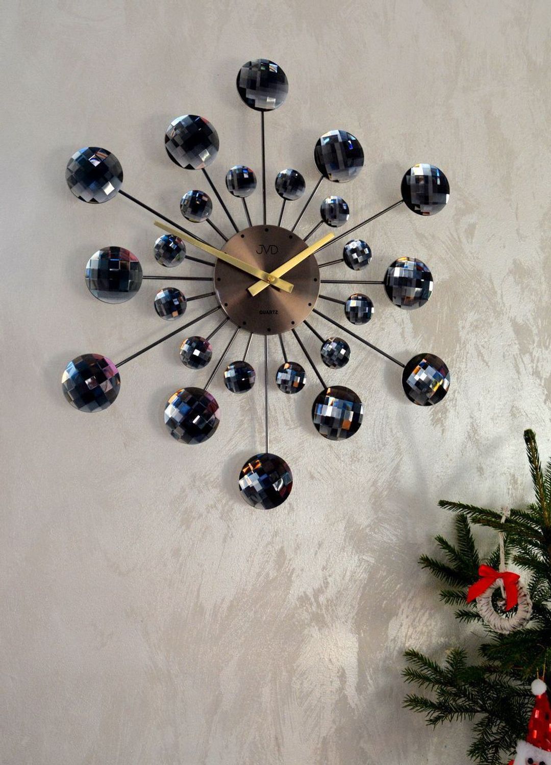 Zegar ścienny nowoczesny 49 cm JVD kryształki HT464.2.jpg