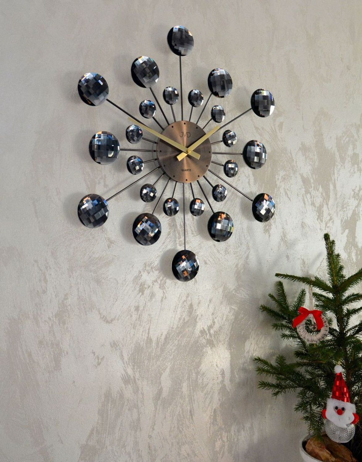 Zegar ścienny nowoczesny 49 cm JVD kryształki HT464.2.jpg