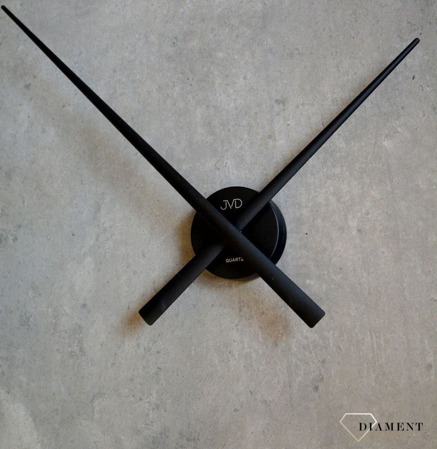 Zegar ścienny naklejany czarny JVD HT465.1.png