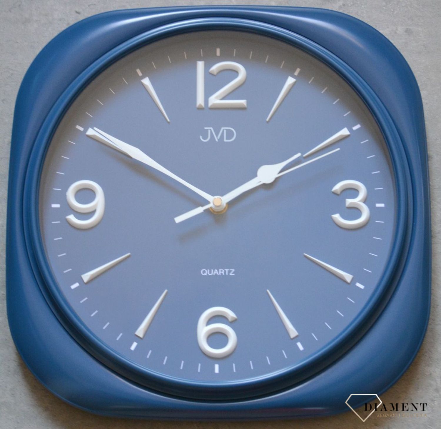 Zegar na ścianę do pokoju niebieski dla chłopca JVD HX2444.1.  ✓Zegary ścienne✓ Zegar ścienny do salonu do zegary do biura zegar do pokoju dla chłopca✓ Nowoczesne zegary✓ Autoryzowany sklep✓ Kurier Gratis 24h.png