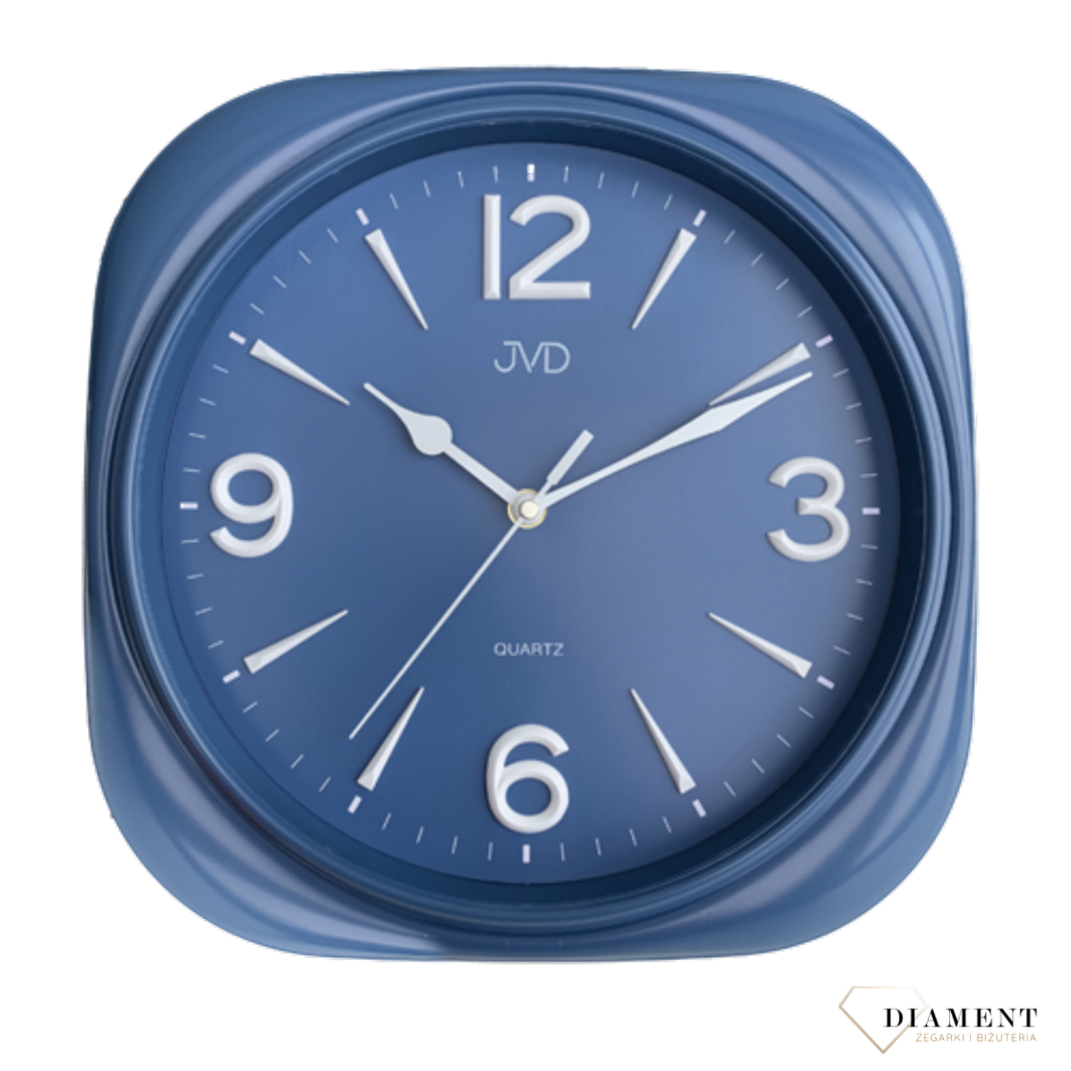 Zegar na ścianę do pokoju niebieski dla chłopca JVD HX2444.1.  ✓Zegary ścienne✓ Zegar ścienny do salonu do zegary do biura zegar do pokoju dla chłopca✓ Nowoczesne zegary✓ Autoryzowany sklep✓ Kurier Gratis 24h.png