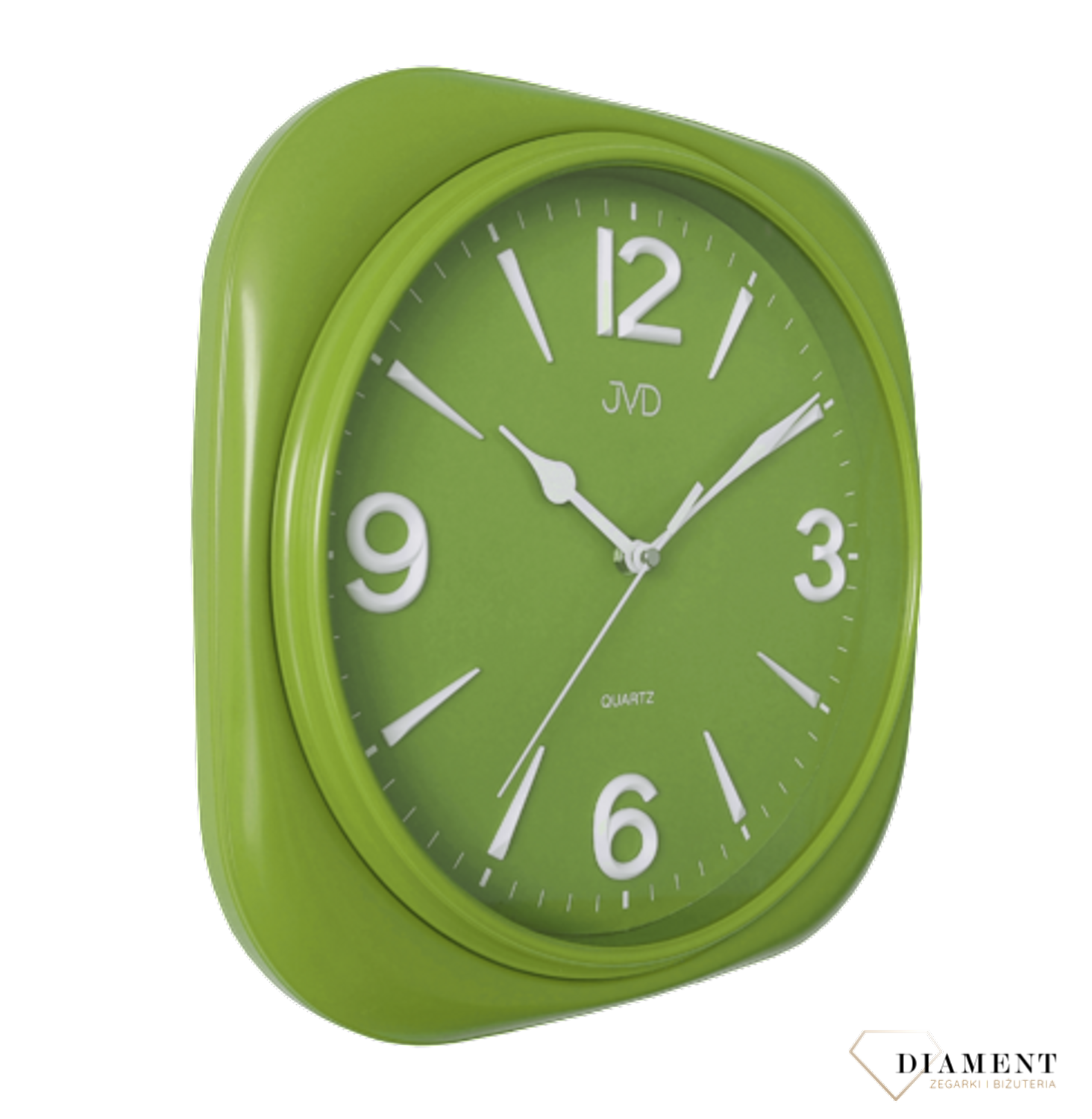 Zegar na ścianę do pokoju zielony JVD HX2444.2. ✓Zegary ścienne✓ Zegar ścienny do salonu do zegary do biura ✓ Nowoczesne zegary✓ Autoryzowany sklep✓ Kurier Gratis 24h.png