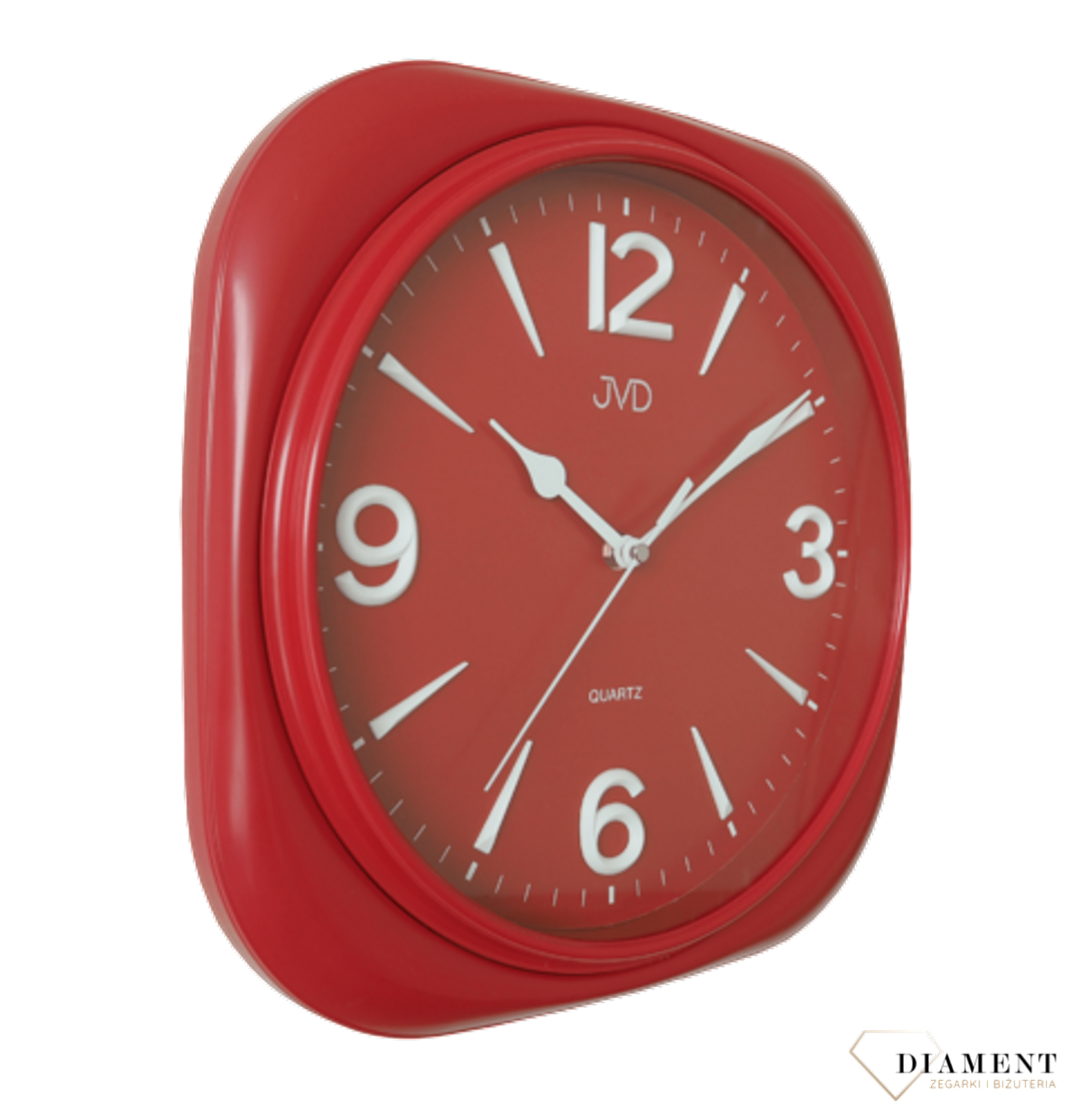 Zegar na ścianę do pokoju czerwony JVD HX2444.3. ✓Zegary ścienne✓ Zegar ścienny do salonu do zegary do biura ✓ Nowoczesne zegary✓ Autoryzowany sklep✓ Kurier Gratis 24h.png