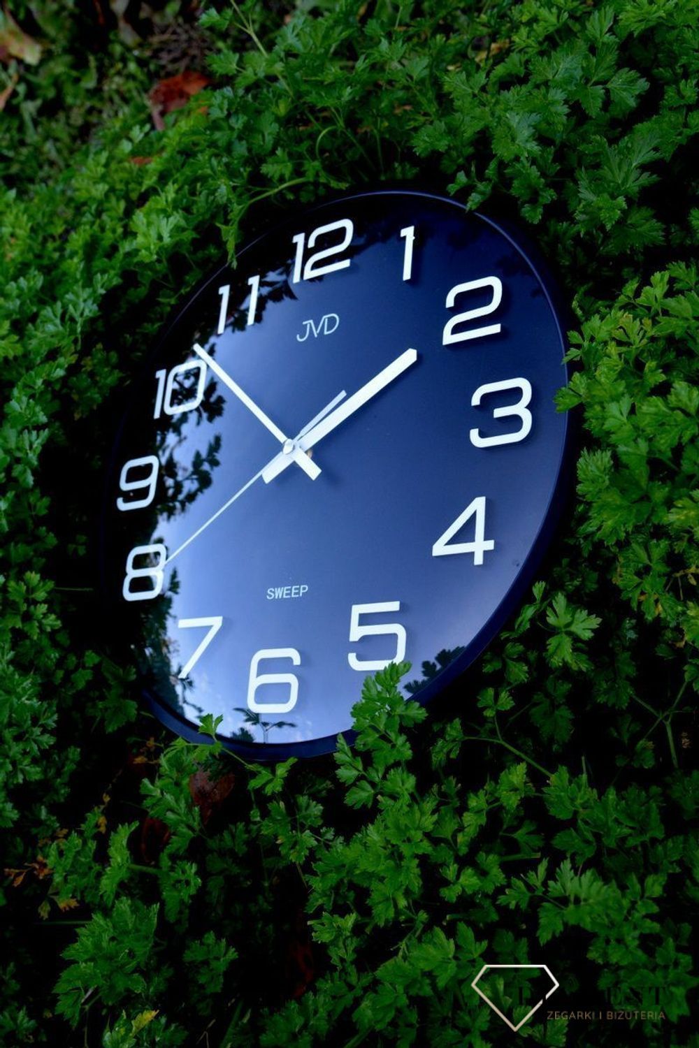 Zegar na ścianę do pokoju Czarny JVD HX2472.10.jpg