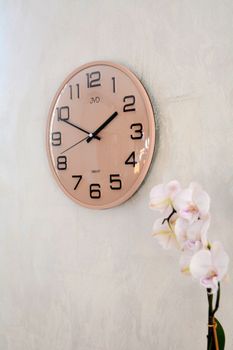 Zegar ścienny JVD HX2472.11 – różowe złoto, cichy mechanizm, 30 cm (1).JPG